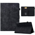 thumbnail image 1 of ELEHOLD Flip Leather Case for Fire HD 10/10 Plus (11th Gen 2021),Butterflies Tower Pattern Card Slots Auto Wake/Sleep Kickstand Function Multi-Functional Shockproof Slim Case,Black, 1 of 8