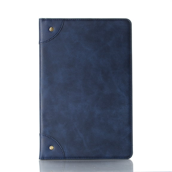 ELEHOLD Flip Leather Case for Samsung Galaxy Tab A8 10.5 (2022) Kickstand Function Card Slots Shockproof Scratch Resistant Folio Slim Leather Case,Blue