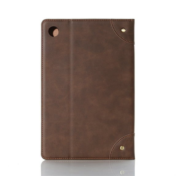 ELEHOLD Flip Leather Case for Samsung Galaxy Tab A8 10.5 (2022) Kickstand Function Card Slots Shockproof Scratch Resistant Folio Slim Leather Case,Brown