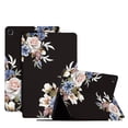 thumbnail image 1 of ELEHOLD Flip Leather Case for Samsung Galaxy Tab A8 10.5" 2022 Model SM-X200 / X205 /X207 Beautiful Flowers Floral Pattern Kickstand Function Magnetic Shockproof Anti-Scratch Slim Case, 1 of 6