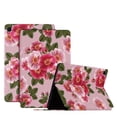 thumbnail image 1 of ELEHOLD Flip Leather Case for Samsung Galaxy Tab A8 10.5" 2022 Model SM-X200 / X205 /X207 Beautiful Flowers Floral Pattern Kickstand Function Magnetic Shockproof Anti-Scratch Slim Case, 1 of 6