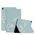 thumbnail image 1 of ELEHOLD Flip Leather Case for Samsung Galaxy Tab A8 10.5" 2022 Model SM-X200 / X205 /X207 Beautiful Flowers Floral Pattern Kickstand Function Magnetic Shockproof Anti-Scratch Slim Case, 1 of 6