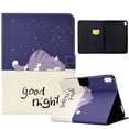 thumbnail image 1 of ELEHOLD Flip Leather Case design for iPad Mini 6 Card Slots Kickstand Auto Wake/Sleep Function Cute Pattern Shockproof Case,For iPad mini (6th Generation),B, 1 of 8