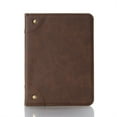 thumbnail image 1 of ELEHOLD Flip Leather Case for iPad 10th Gen 10.9 inch 2022 Kickstand Function Card Slots Shockproof Scratch Resistant Folio Slim Leather Case,Brown, 1 of 6