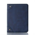 thumbnail image 1 of ELEHOLD Flip Leather Case for iPad Mini 6 Kickstand Function Card Slots Shockproof Scratch Resistant Folio Slim Leather Case,For iPad mini (6th Generation),Blue, 1 of 5