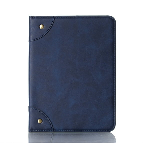 ELEHOLD Flip Leather Case for iPad Mini 6 Kickstand Function Card Slots Shockproof Scratch Resistant Folio Slim Leather Case,For iPad mini (6th Generation),Blue