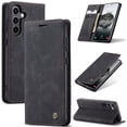 thumbnail image 1 of ELEHOLD Flip Leather Wallet Case for Samsung Galaxy S24 Plus with Card Slots Cash Pocket Kickstand Function Magnetic Closure Shockproof Anti-Scratch Purse Case for Samsung S24 Plus,Black, 1 of 9