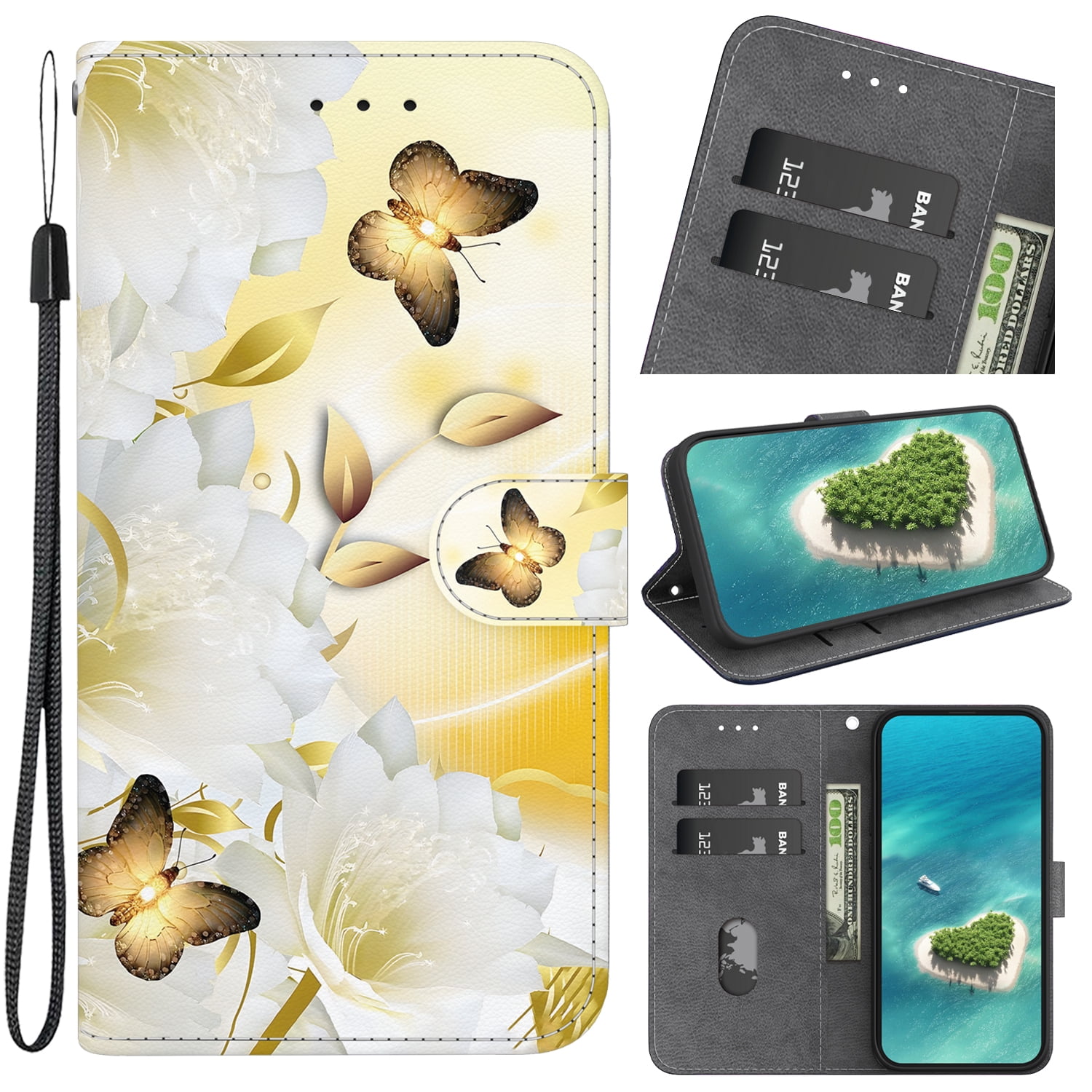 Wallet Case For Google Pixel 7A, With Card Slots [RFID - View #9