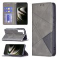 thumbnail image 1 of ELEHOLD Flip Wallet Case for Samsung Galaxy S23 FE, Premium PU Leather Built-in Credit Card Slots Magnetic Closure Kickstand Function Shockproof TPU Inner Wallet Phone Case,Gray, 1 of 9