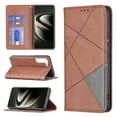 thumbnail image 1 of ELEHOLD Flip Wallet Case for Samsung Galaxy S23 FE, Premium PU Leather Built-in Credit Card Slots Magnetic Closure Kickstand Function Shockproof TPU Inner Wallet Phone Case,Brown, 1 of 9