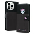thumbnail image 1 of ELEHOLD Flip Wallet Case for iPhone 14 Plus, Cute Pattern PU Leather Case with Magnetic Clasp Credit Card Slot Stand Lanyard Shockproof Full Body Protection Cover, F, 1 of 7