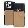thumbnail image 1 of ELEHOLD Flip Wallet Case for iPhone 14 Pro, Cute Pattern PU Leather Case with Magnetic Clasp Credit Card Slot Stand Lanyard Shockproof Full Body Protection Cover, A, 1 of 7