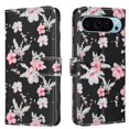 thumbnail image 1 of ELEHOLD Flip Wallet Phone Case For Google Pixel 9 Pro XL, Cute Butterfly Floral PU Leather Elegant Folio Design Card Slots, Kickstand  Magnetic ClosureShockproof Case Cover ,B, 1 of 6
