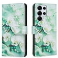 thumbnail image 1 of ELEHOLD Flip Wallet Phone Case For Samsung Galaxy S23, Cute Butterfly Floral PU Leather Elegant Folio Design Card Slots, Kickstand  Magnetic ClosureShockproof Case Cover ,A, 1 of 6