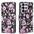 thumbnail image 1 of ELEHOLD Flip Wallet Phone Case For Samsung Galaxy S24 Ultra, Cute Butterfly Floral PU Leather Elegant Folio Design Card Slots, Kickstand  Magnetic ClosureShockproof Case Cover ,E, 1 of 6