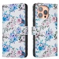 thumbnail image 1 of ELEHOLD Flip Wallet Phone Case For iPhone 13 Pro Max, Cute Butterfly Floral PU Leather Elegant Folio Design Card Slots, Kickstand  Magnetic ClosureShockproof Case Cover ,F, 1 of 6