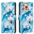 thumbnail image 1 of ELEHOLD Flip Wallet Phone Case For iPhone 15 Pro Max, Cute Butterfly Floral PU Leather Elegant Folio Design Card Slots, Kickstand  Magnetic ClosureShockproof Case Cover ,C, 1 of 6