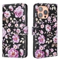 thumbnail image 1 of ELEHOLD Flip Wallet Phone Case For iPhone 16, Cute Butterfly Floral PU Leather Elegant Folio Design Card Slots, Kickstand  Magnetic ClosureShockproof Case Cover ,E, 1 of 6