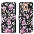 thumbnail image 1 of ELEHOLD Flip Wallet Phone Case For iPhone 7 / 8 / SE 2022 & 2020, Cute Butterfly Floral PU Leather Elegant Folio Design Card Slots, Kickstand  Magnetic ClosureShockproof Case Cover ,E, 1 of 6