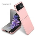 thumbnail image 1 of ELEHOLD Folding Case for Samsung Galaxy Z Flip 4 Ultra Thin Slim Lightweight Anti-Fingerprint Shockproof Protective Cover For Samsung Galaxy Z Flip 4,Pink, 1 of 5