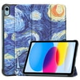 thumbnail image 1 of ELEHOLD Folding Rugged Case for iPad 10.9 inch 2022 10th Gen PU Leather Case Cute Stylish Pattern Kickstand Magnetic Auto Wake/Sleep Folio Slim Shockproof Case For iPad 10th Gen 10.9" 2022 ,D, 1 of 8