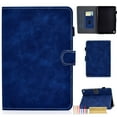 thumbnail image 1 of ELEHOLD Folio Leather Case for  Amazon Fire Max 11 Inch (13th Gen 2023),PU Leather Card Slots Kickstand Function Magnetic Clasp Multi-Functional Shockproof Slim Case, Blue, 1 of 11
