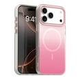 thumbnail image 1 of ELEHOLD For Apple iPhone 17 Magnetic Protective Case Cover Shock-Absorbent Anti-Fingerprint Wireless Charging Non-Slip Gradient Back Cover,Pink, 1 of 7