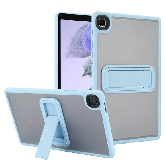 ELEHOLD For Samsung Galaxy Tab A9 Military Garde Protection Case Slim Rugged Cover, with Built-in Kicksatnd, Lens&Screen Protect, Blue