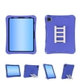thumbnail image 1 of ELEHOLD For iPad 9th/8th/7th Generation EVA Shockproof Case Protective Cover, with 360° Rotating Stair Stand, Purple, 1 of 11