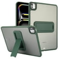 thumbnail image 1 of ELEHOLD For iPad mini (6th Generation) Military Garde Protection Case Slim Rugged Cover, with Built-in Kicksatnd, Lens&Screen Protect, Green, 1 of 11