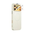 thumbnail image 1 of ELEHOLD Frosted Mag Safe Case For iPhone 17 Pro With 1PACK Camera Len Protector, Shockproof Slim Rugged Matte Fingerprint-Proof Cover ,White, 1 of 8