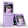thumbnail image 1 of ELEHOLD Full Body Case for Samsung Galaxy Z Flip 5 Case with Hinge Protection, Galaxy Z Flip5 Case with Small Screen Protector Slim Shockproof Protective Phone Case,Purple, 1 of 9