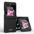 thumbnail image 1 of ELEHOLD Full Body Case for Samsung Galaxy Z Flip 5 Case with Hinge Protection, Galaxy Z Flip5 Case with Small Screen Protector Slim Shockproof Protective Phone Case,Black, 1 of 9