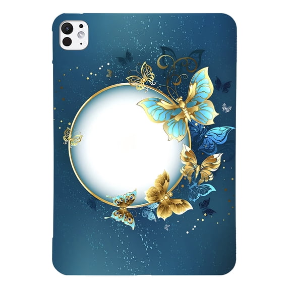 ELEHOLD Full Body Case for Apple iPad 10th Gen , Lightweight Butterfly Slim Fit Shock-Resistant Protective Case with Soft TPU Back,C