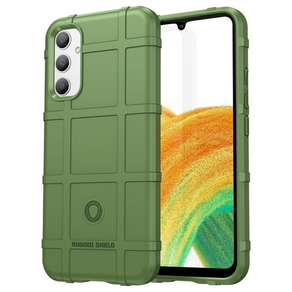 ELEHOLD Full Body Case for Samsung Galaxy A54 5G 2023, Rugged Heavy Duty Protective Cover Non-Slip Anti-Scratch Case for Samsung Galaxy A54 5G, Green