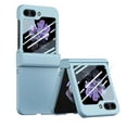 thumbnail image 1 of ELEHOLD Full Body Case for Samsung Galaxy Z Flip 6/Flip 7FE,with Built-in Front Screen Protector Hinge Protection Rugged Shockproof Case ,Light Blue, 1 of 6