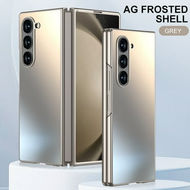 ELEHOLD Full Body Case for Samsung Galaxy Z Fold 5, Ultra Thin Hard PC Shockproof Slim Case,Titaniumgray