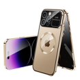 thumbnail image 1 of ELEHOLD Full Body Case for iPhone 16 Magnetic Case with Anti-Peeping Privacy Protection Screen Protector Metal Frame Camera Lens Protection Shockproof Double Sided Rugged Case,Gold, 1 of 7