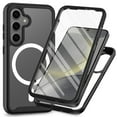 thumbnail image 1 of ELEHOLD Full Body Protective Case For Samsung Galaxy S25+ Magnetic Shockproof Cover, [Non-Slip], [MagSafe Compatible], [With Built-in Screen Protector], Black, 1 of 5