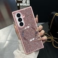 thumbnail image 1 of ELEHOLD Glitter Case Cover for Samsung Galaxy Z Fold 6, Wireless Charging Support Anti-Scratch Non-Slip Sparkle Shockproof Protective Shell for Women Girls for Samsung Galaxy Z Fold 6,Pink, 1 of 3