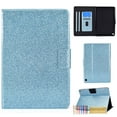 thumbnail image 1 of ELEHOLD Glitter Folio Case for  Amazon Fire Max 11(13th Gen 2023),PU Leather Card Slots Kickstand Function Magnetic Clasp Multi-Functional Shockproof Slim Case,Blue, 1 of 11