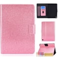 thumbnail image 1 of ELEHOLD Glitter Folio Case for  Amazon Fire Max 11(13th Gen 2023),PU Leather Card Slots Kickstand Function Magnetic Clasp Multi-Functional Shockproof Slim Case, Pink, 1 of 11
