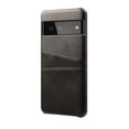 thumbnail image 1 of ELEHOLD for Google Pixel 6 Pro Case, Google Pixel 6 Pro Wallet Case with Credit Card Holder, Slim PU Leather Hard Card Pocket Back Cover Shockproof Protective Case,Black, 1 of 4