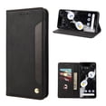 thumbnail image 1 of ELEHOLD for Google Pixel 6a Flip Wallet Case, Slim Shockproof Premium Vintage PU Leather Magnetic Closure Built-in Card Holders Kickstand Function Wallet Purse Case,black, 1 of 8