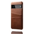 thumbnail image 1 of ELEHOLD for Google Pixel 7 Pro Case, Google Pixel 7 Pro Wallet Case with Credit Card Holder, Slim PU Leather Hard Card Pocket Back Cover Shockproof Protective Case,Brown, 1 of 4