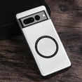 thumbnail image 1 of ELEHOLD for Google Pixel 7 Slim Case, Lightweight Fit Magnetic Attraction Support Wireless Charging Compatible with Magsafe Charger Anti-Scratch Business Case for Google Pixel 7 6.3 Inch,White, 1 of 7
