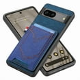 thumbnail image 1 of ELEHOLD for Google Pixel 7, Wallet Phone Case,Slim Leather Shockproof Lens Protector with Card Slot Anti-Scratch Case Cover,Support Magnetic Car Mount, blue, 1 of 8