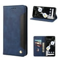 thumbnail image 1 of ELEHOLD for Google Pixel 7A Flip Wallet Case, Slim Shockproof Premium Vintage PU Leather Magnetic Closure Built-in Card Holders Kickstand Function Wallet Purse Case,blue, 1 of 8