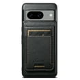thumbnail image 1 of ELEHOLD for Google Pixel 8 Pro  Case, Compatible with Mag Safe Accessory, 2 in 1 Detachable Magnetic Card Holder Faux Leather Men Women Kickstand Wallet Case for Google Pixel 8 Pro  ,Black, 1 of 1