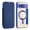 thumbnail image 1 of ELEHOLD for Google Pixel 9 Case, Magnetic Leather Folio Card Holder Clear Back Shockproof Durable Protective Phone Case for for Google Pixel 9, Darkblue, 1 of 9